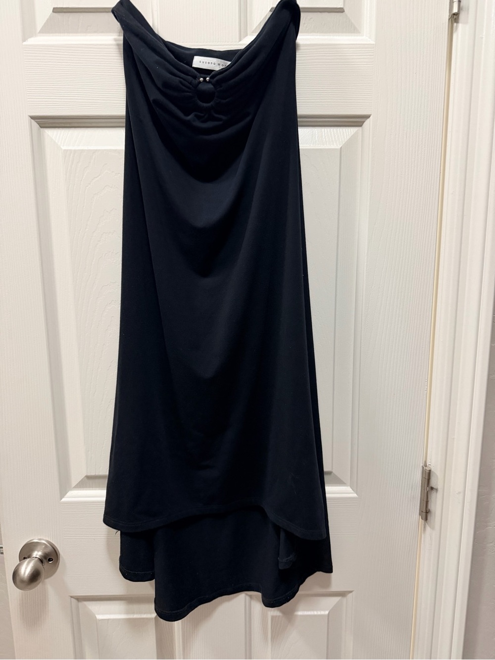Susana Monaco Black Strapless Dress